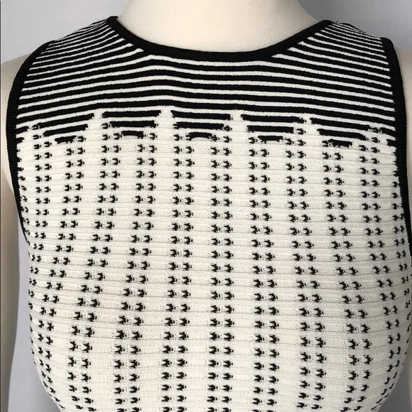 NWT WHBM Sleeveless Graphic Dot Sweater  XS - Picture 14 of 15